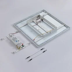 Arcchio LED-panel Brenda, 60 cx 60 cm, CCT, fjernbetjening