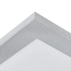 Arcchio LED-panel Lyndra, 40 cm, sølv, aluminium, dæmpbar, CCT