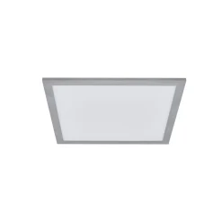 Arcchio LED-panel Lyndra, 40 cm, sølv, aluminium, dæmpbar, CCT