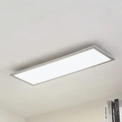 Arcchio LED-panel Lyndra, 80 cm, sølv, aluminium, dæmpbar, CCT