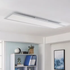 Arcchio LED-panel Lysander, 50W, CCT, 119cm, sølv