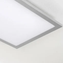 Arcchio LED-panel Lysander, 50W, CCT, 119cm, sølv