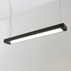 Arcchio LED-pendellampe Cuna, 92 cm, sort, metal