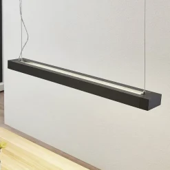 Arcchio LED-pendellampe Cuna, 92 cm, sort, metal