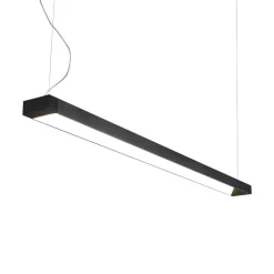 Arcchio LED-pendellampe Cuna, sort, 162 cm, metal