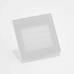 Arcchio LED-vægindbygningslampe Zamo, lamel, hvid, metal, IP65