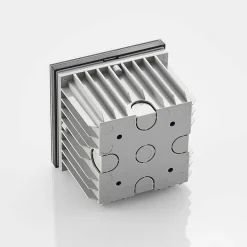 Arcchio LED-vægindbygningslampe Zamo, sort, 11 cm, IP65