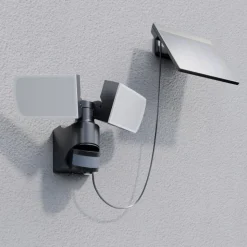 Arcchio Lissano LED-vægspot med solcelle og sensor