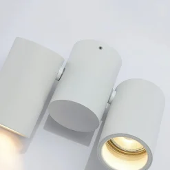 Arcchio loftlampe Gesina, 2-lys, hvid, aluminium, 17,5 cm