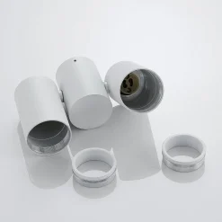 Arcchio loftlampe Gesina, 2-lys, hvid, aluminium, 17,5 cm