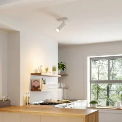 Arcchio loftspot Brinja Slim, hvid, 1 lyskilde, GU10 MR11