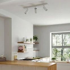 Arcchio loftspot Brinja Slim, hvid, 3 lyskilder, GU10 MR11