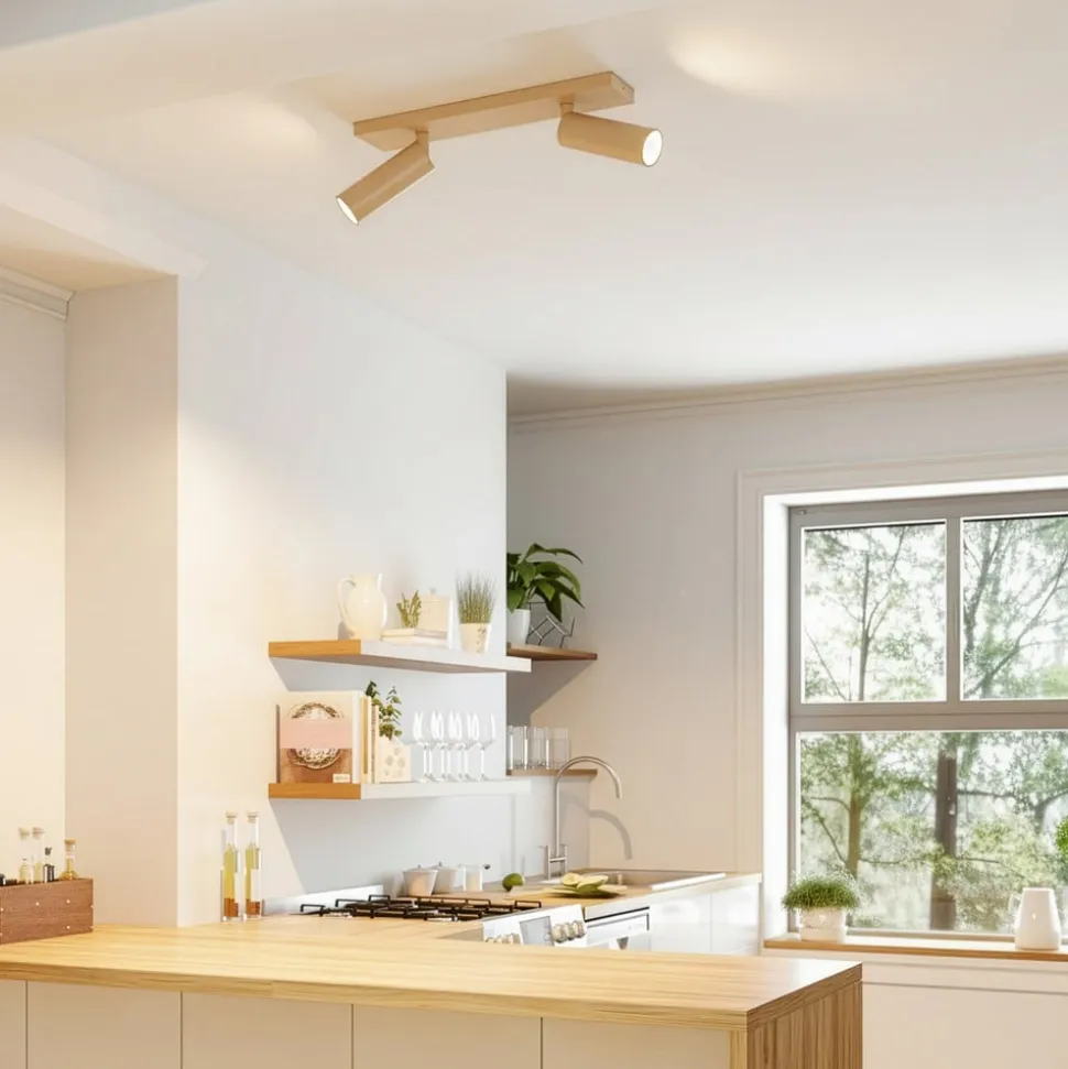 Arcchio loftspot Brinja Slim, brun, 2 lyskilder, GU10 MR11