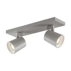 Arcchio loftspot Iavo, 30 cm, hvid, 2 lyskilder, metal