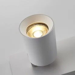 Arcchio loftspot Iavo, 30 cm, hvid, 2 lyskilder, metal