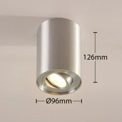 Arcchio loftspot Jolina, rund, sæt med 2, aluminium