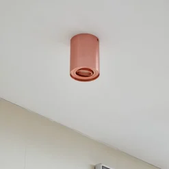 Arcchio loftspot Jolina, rund, kobber, 13 cm, metal