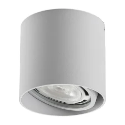 Arcchio loftspot Mabel, Ø 13 cm, hvid, metal, GU10