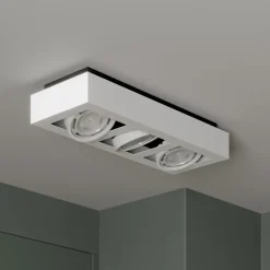 Arcchio loftspot Ronka, 50 cm, 3 lyskilder, hvid, GU10