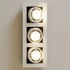 Arcchio loftspot Ronka, 50 cm, 3 lyskilder, hvid, GU10