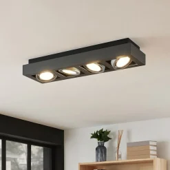 Arcchio loftspot Ronka, 65 cm, 4 lyskilder, grå, GU10