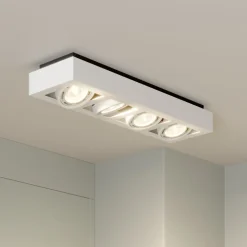 Arcchio loftspot Ronka, 65 cm, 4 lyskilder, hvid, GU10