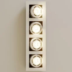 Arcchio loftspot Ronka, 65 cm, 4 lyskilder, hvid, GU10