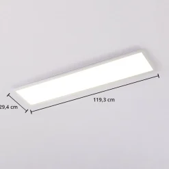 Arcchio Lysander LED-panel, CCT, 119cm 55W, hvid
