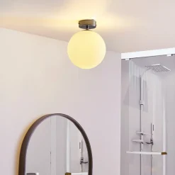 Arcchio Maviris LED-loftlampe til badeværelset, kugle, 18 cm