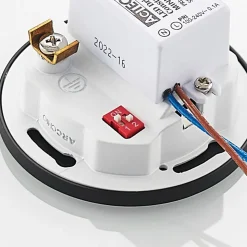 Arcchio Neru LED indbygningslampe sensor rund sort