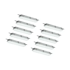 Arcchio Rao LED-vådrumslampe, længde 61,8 cm, sæt med 10 stk