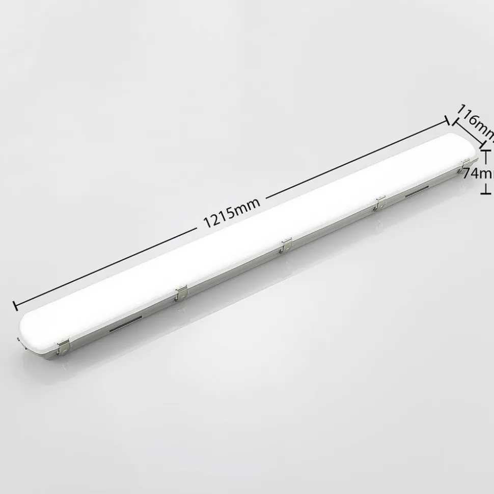 Arcchio Rao LED-vådrumslampe, længde 121,5 cm, sæt med 10 stk