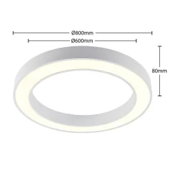 Arcchio Sharelyn LED-loftlampe, 80 cm