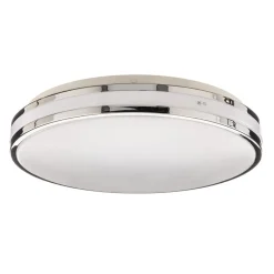 Arcchio Sinovu LED-loftlampe til badeværelset, krom, 34 cm