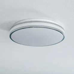 Arcchio Sinovu LED-loftlampe til badeværelset, krom, 34 cm