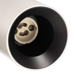 Arcchio skinnespot Brinja, hvid, Ø 7 cm, 3-faset, GU10