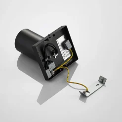 Arcchio spotlight Brinja, sort, kantet, Ø 6 cm, 1 lyskilde, GU10