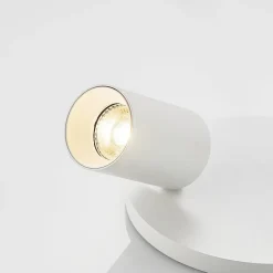 Arcchio spotlight Brinja, hvid, rund, Ø 6 cm, 2 lyskilder, GU10