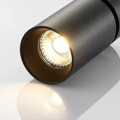 Arcchio spotlight Brinja, sæt med 2, sort, rund, Ø 6cm, GU10