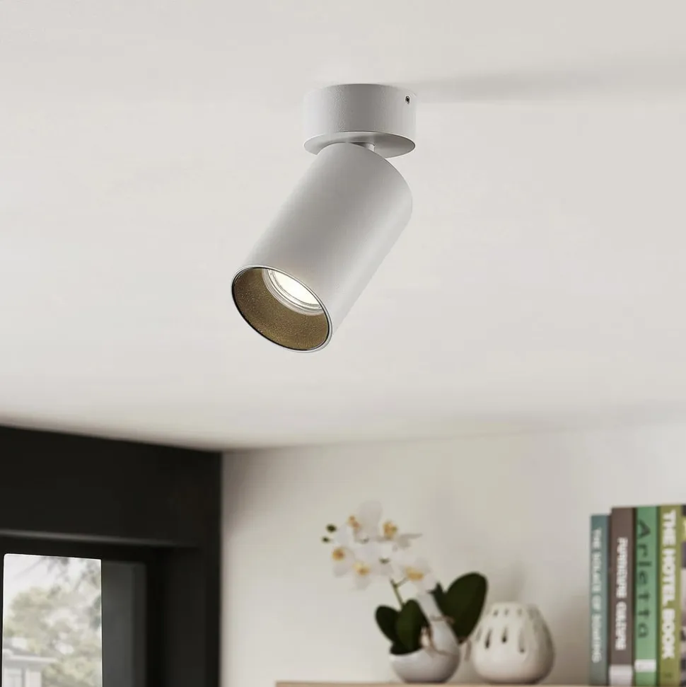 Arcchio spotlight Brinja, sæt med 3, hvid, rund, Ø 6 cm, GU10