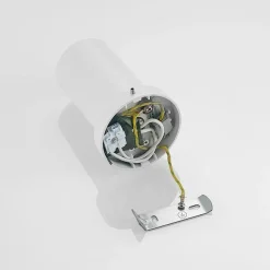 Arcchio spotlight Brinja, hvid, rund, 12 cm høj, Ø 6 cm