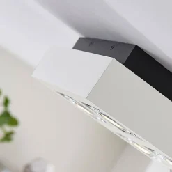 Arcchio spotlight Vince, 25 x 25 cm, 4 lyskilder, hvid/krom, GU10