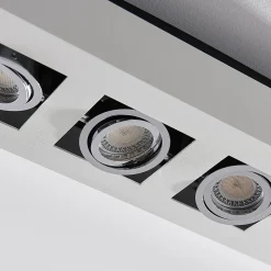 Arcchio spotlight Vince, 47 cm, 4 lyskilder, hvid/krom, GU10