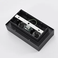 Arcchio spotlight Vince, 25 cm, sort, metal, GU10