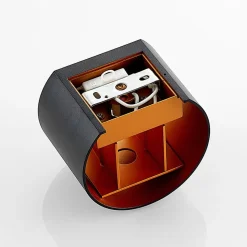 Arcchio væglampe Zuzana, rund, sort, G9, 13 cm bred