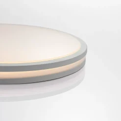 Arnim LED-loftlampe, hvid, plast, Ø 49 cm, IP44