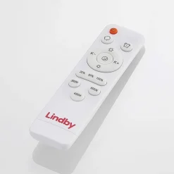 Arnim LED-loftlampe, hvid, plast, Ø 49 cm, IP44