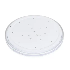 Arnim LED-loftlampe, hvid, plast, Ø 49 cm, IP44