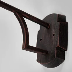 Aruba udendørs væglampe, Ø 25 cm, rustbrun