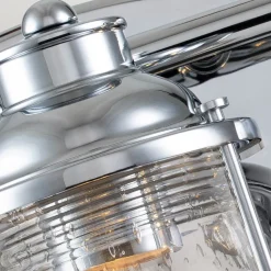 Ashland Bay bad-væglampe, krom, 3 lyskilder